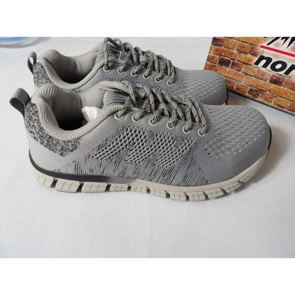 NortiV8 Mens Sz 6 Composite Toe Work Shoe SNIC21 Grey Lightweight Slip Resistant - Picture 8 of 10